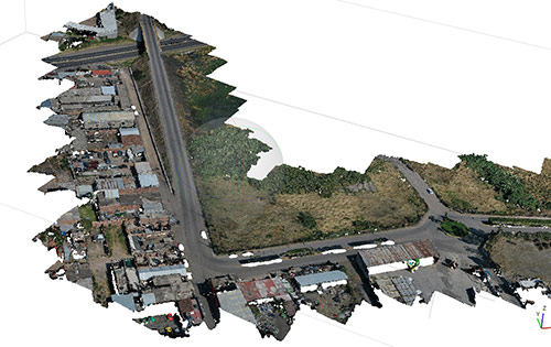Levantamiento topográfico con dron